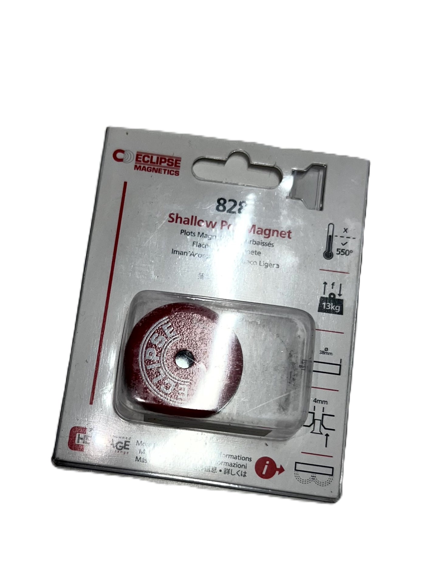 POT MAGNET, 1.5" DIA, 29# PULL