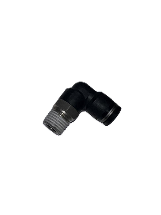 ELBOW, MALE, 1/4" BSPT M X 8mm TUBE, PL8-02