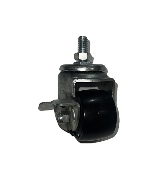 CASTER, LOCKING, 1/2-12 THREAD