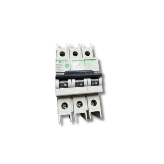 CIRCUIT BREAKER, 3 POLE, 6 AMP