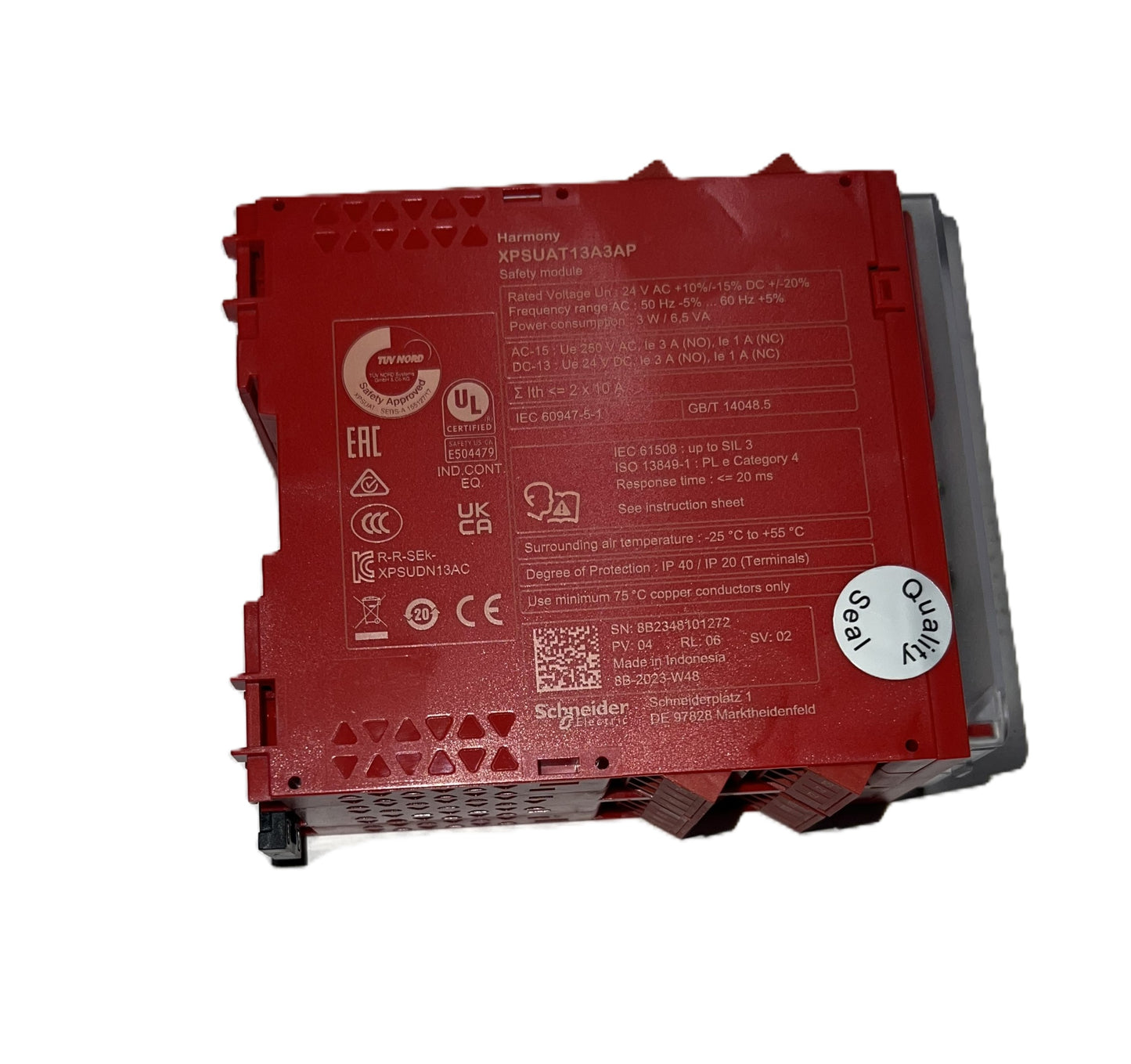 SAFETY RELAY, 24V, 3NO IMMED+3NO DLY+1NC AUX