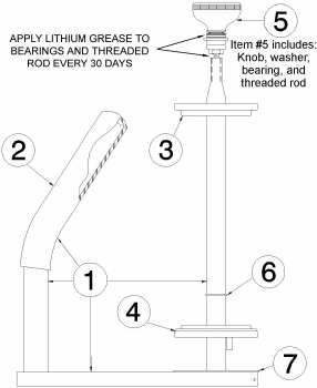 HT-300 HT-3 HANDWAPPER BASE ASS'Y 15"